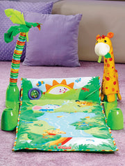 Tapis d'éveil pour bébé - Girafe et Palmiers
