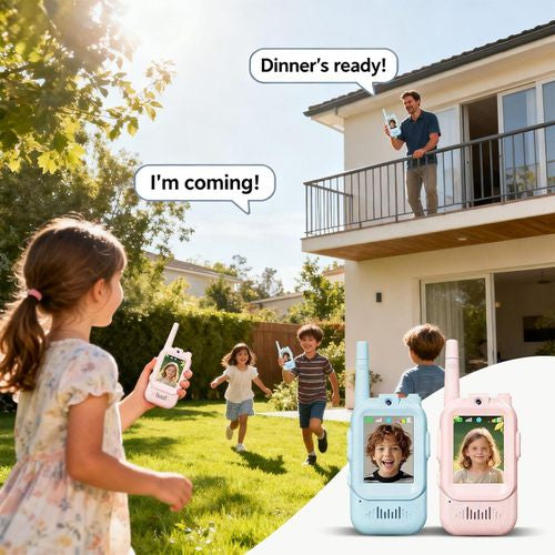 Children communicating using the video communicator devices