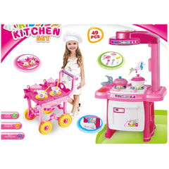 Jouet de Cuisine 2 en 1 Kids Kitchen Set (49 PIÈCES )