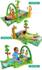 Tapis d'éveil pour bébé - Girafe et Palmiers