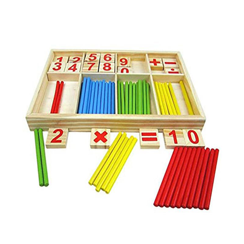 Jeu de calcul en bois