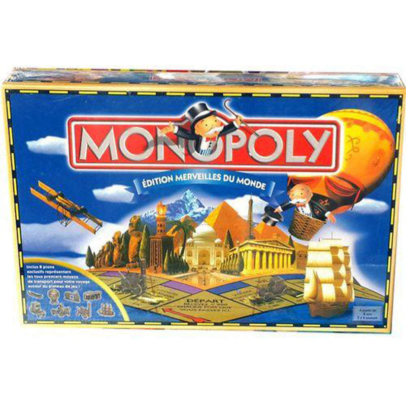 Monopoly édition merveilles du monde